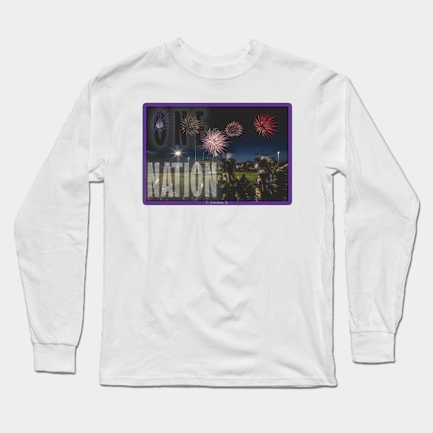 ONE NATION CELEBRATION Long Sleeve T-Shirt by ejourdainjr